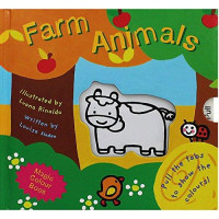 Farm Animals: Magic Colour Book