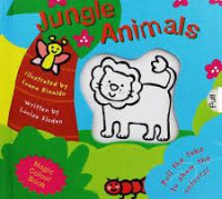 Jungle Animals Magic Colour Book