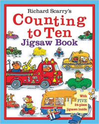 Richard Scarry's Counting to Ten Jigsaw Book: With five 24-piece jigsaws inside (Jigsaw Puzzle Books)