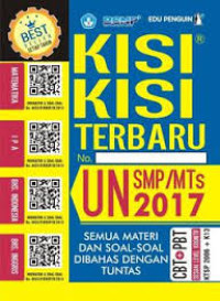 Kisi-kisi Terbaru UN SMP/MTs 2017