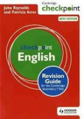 Cambridge checkpoint English: Revision guide for the Cambridge Secondary 1 Test