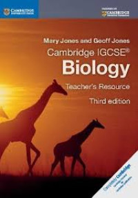 Cambridge IGCSE Biology: Teacher's resource