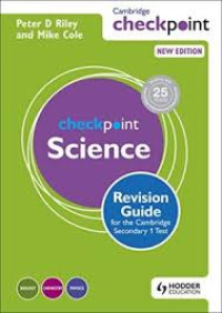 Checkpoint Science: Revision guide for the Cambridge Secondary 1 test