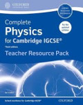 Complete Physics for Cambridge IGCSE Third Edition : teacher resource pack