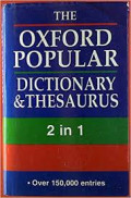 The Oxford Popular Dictionary & Thesaurus 2 in 1